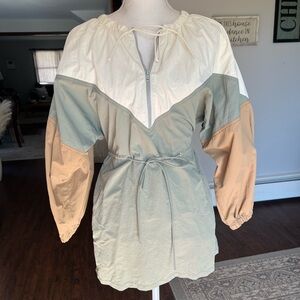 Zara Combination Nylon Dress sz XS